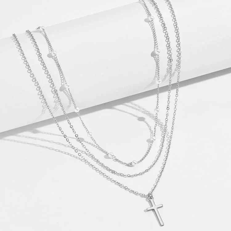 Pearl Heart Choker Necklace