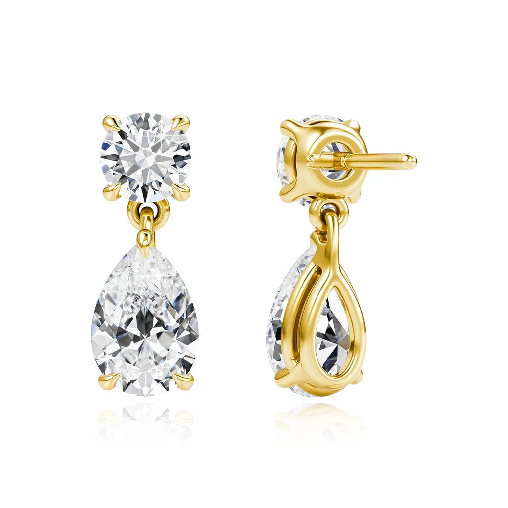 Women’s Waterdrop Moissanite Earrings