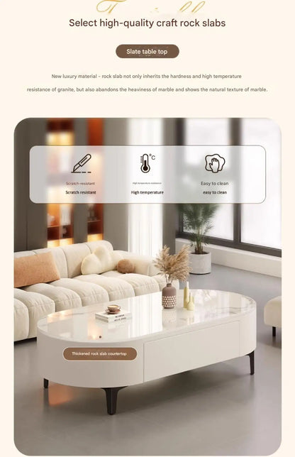 Modern Oval Coffee Table