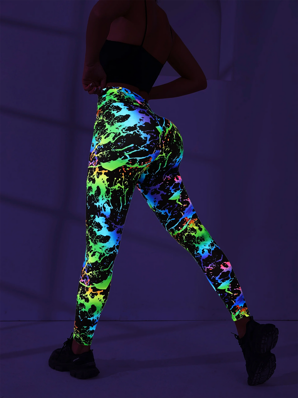 Digital 3D Print Fitness Leggings