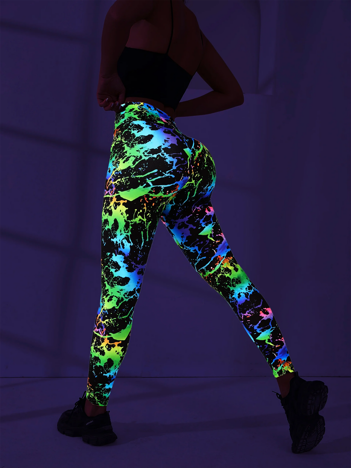 Digital 3D Print Fitness Leggings