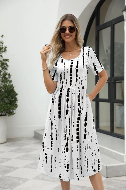 Chic Printed Summer Dress