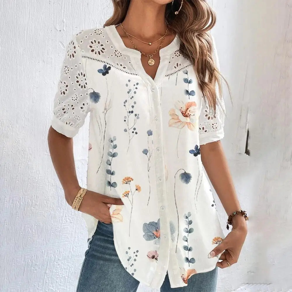 Elegant Lace Women’s Blouse