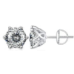 Colorful Moissanite Stud Earrings