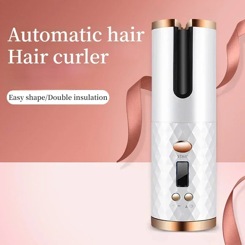 Wireless Ceramic Hair Curler
