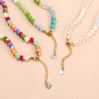 Rainbow Gemstone Choker Necklace