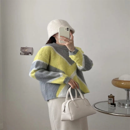 Sweetheart Striped Sweater