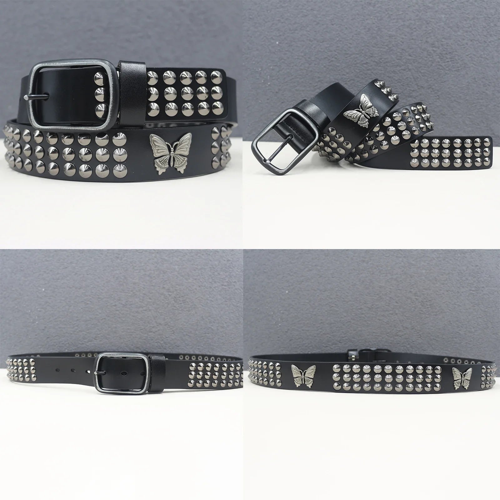 Heavy duty leather belt