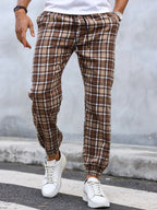 Patchwork Ankle Sweatpants