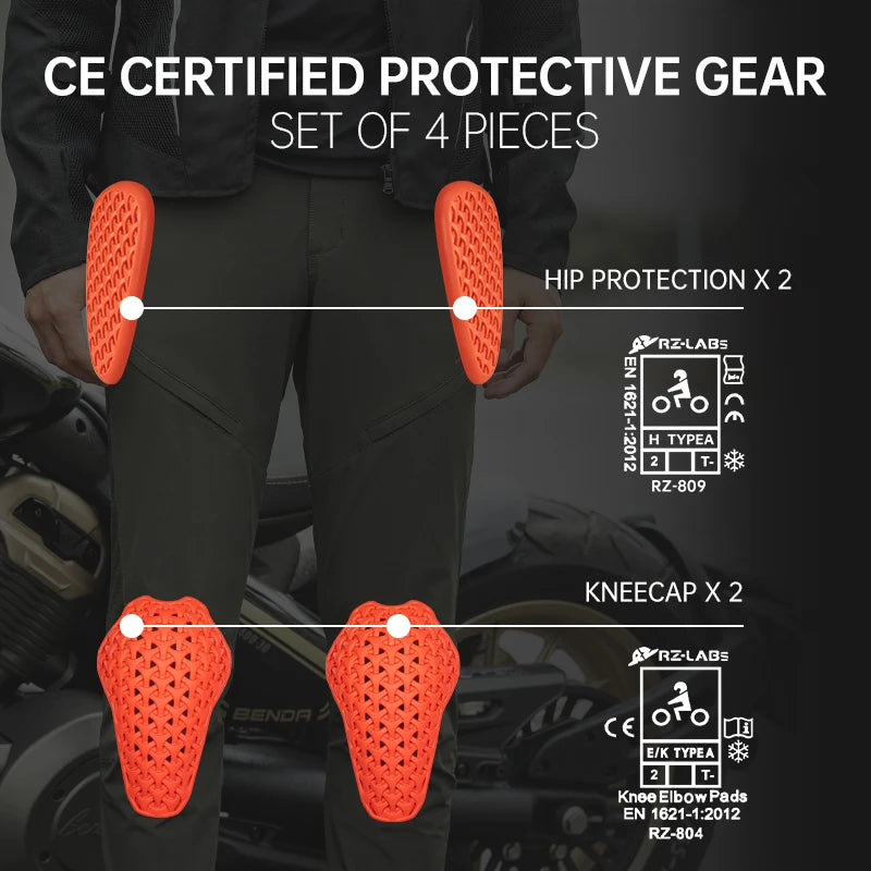 Mesh Breathable Motorcycle Riding Trousers