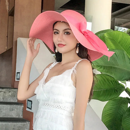 Foldable Summer Straw Hat