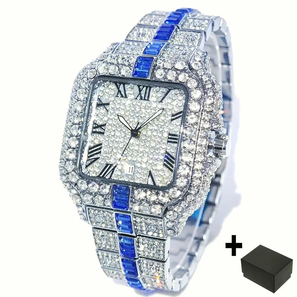 Iced Out Diamond Watch