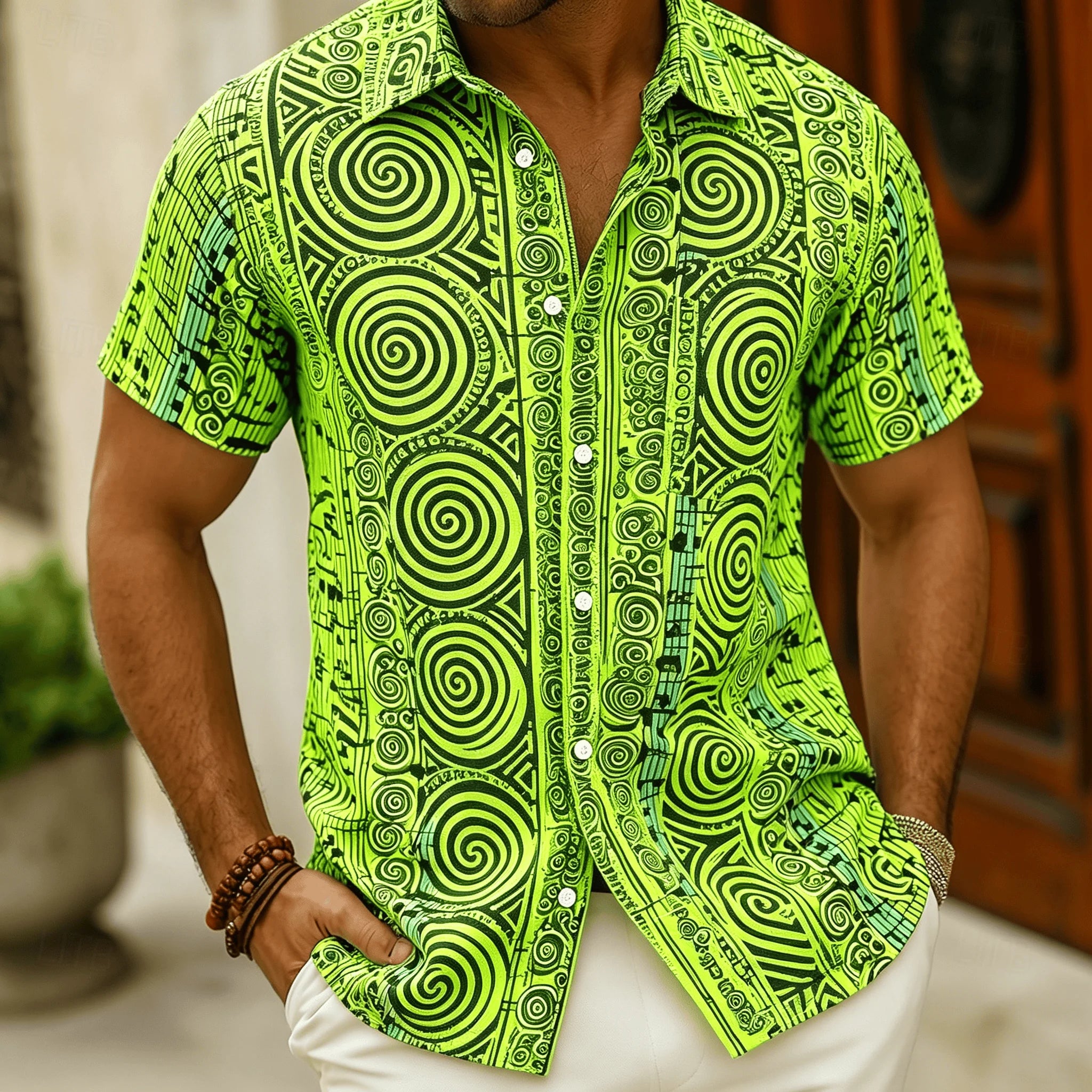 Abstract Party Beach Shirt