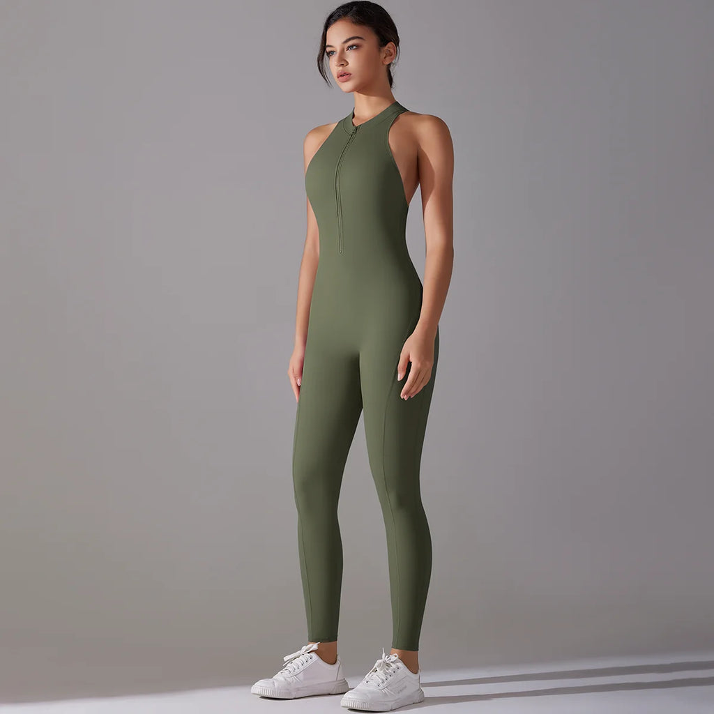 Nylon Solid Sleeveless True-To-Size Fit Shaping Bodysuit