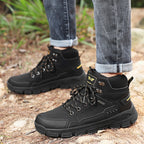 Waterproof Leather Desert Ankle Boots