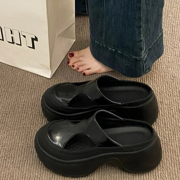Roman Button Slippers