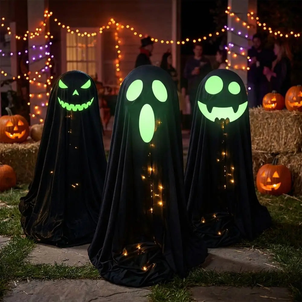 Light-Up Standing Ghost Decor