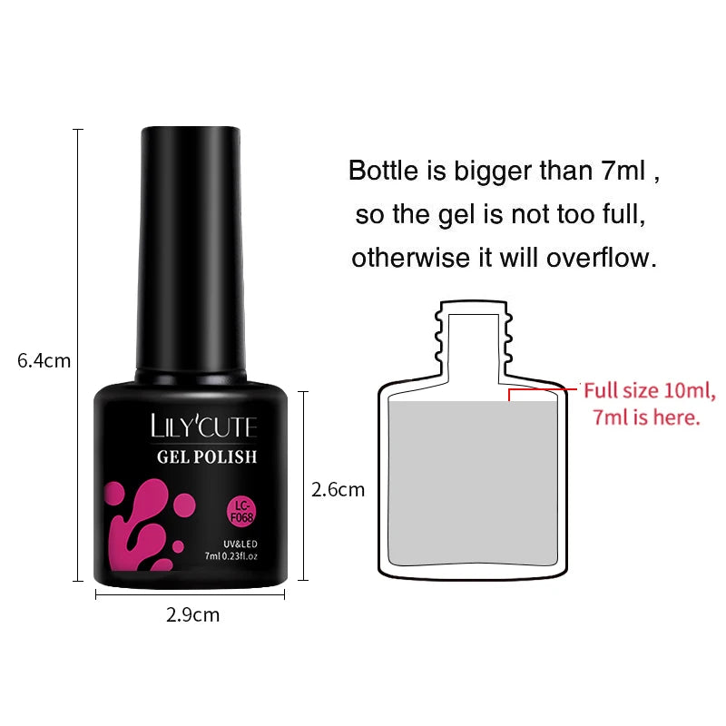 LILYCUTE Fluorescent Gel Nail Polish