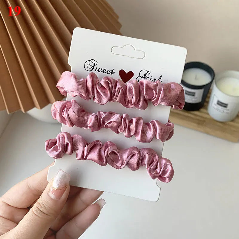 Satin Scrunchie Set