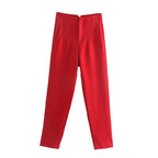 High Waist Slim Pencil Pants