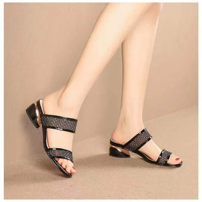 Square Head Summer Sandals