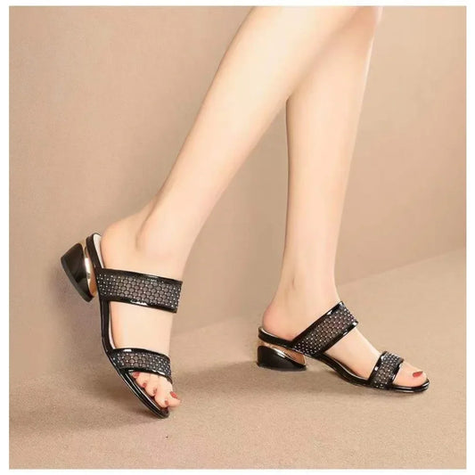 Square Head Summer Sandals