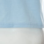 Broadcloth Letter Print Crew Neck Crop Top
