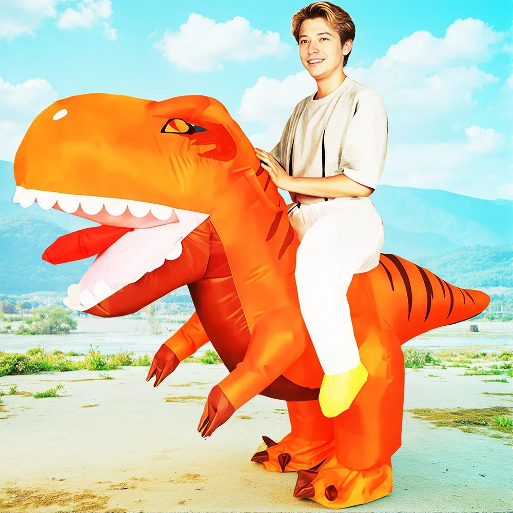 Inflatable Dinosaur Mascot Costume