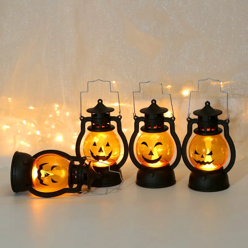 LED Pumpkin Lantern Light
