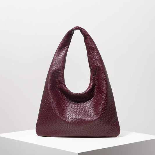 PU Half Moon Shoulder Bag