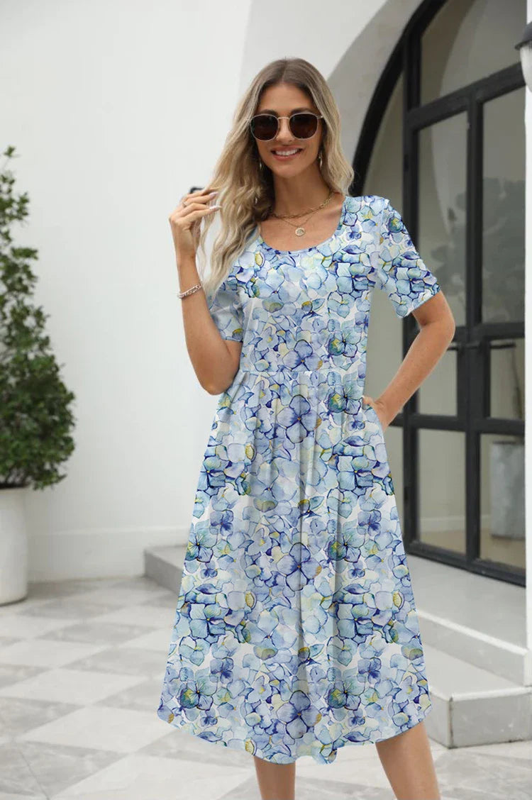 Chic Printed Summer Dress