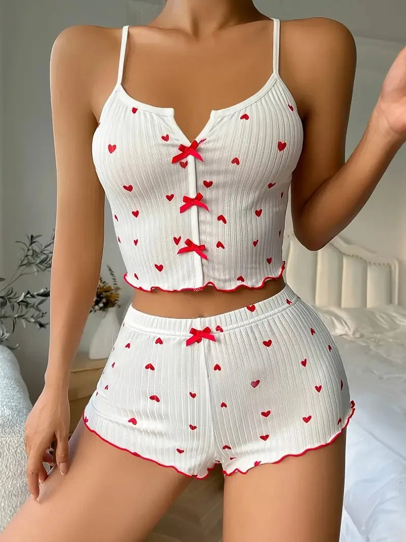 Women’s Heart Print Loungewear