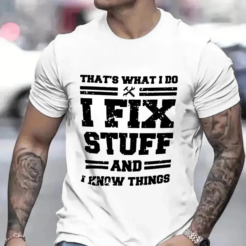 Letter Print Casual Tee