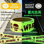 Glow-in-the-Dark Warning Tape
