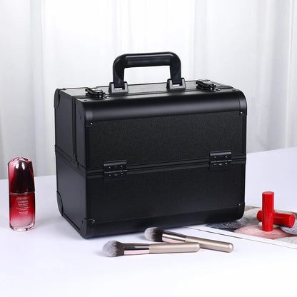Aluminum Makeup Train Case