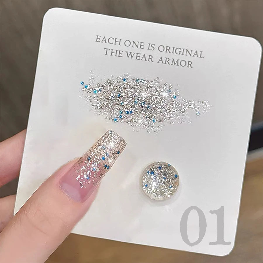 SHAKA 9-Color White Nails Star