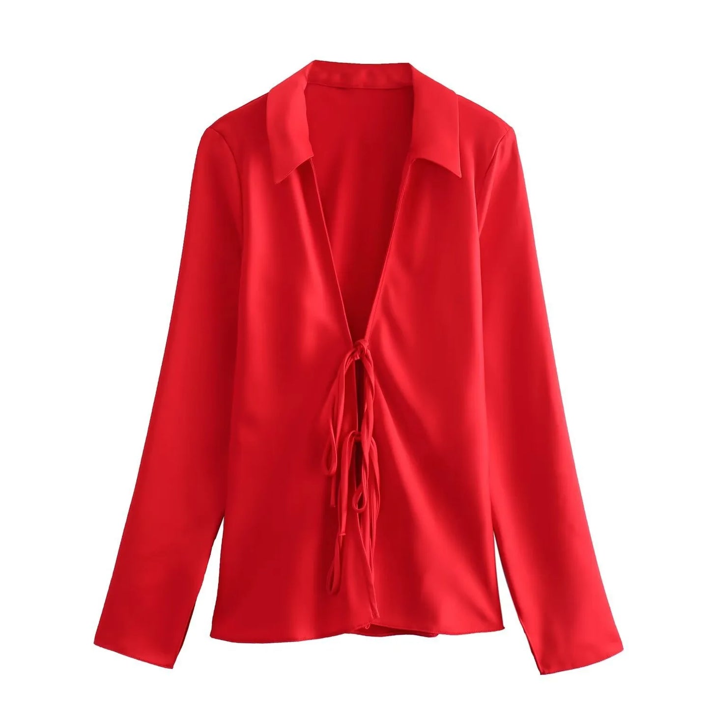 Elegant Satin Slim Shirt