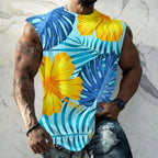 Butterfly Floral Print Tank Top