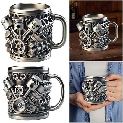 Engine Coffee Mug Stainless Steel