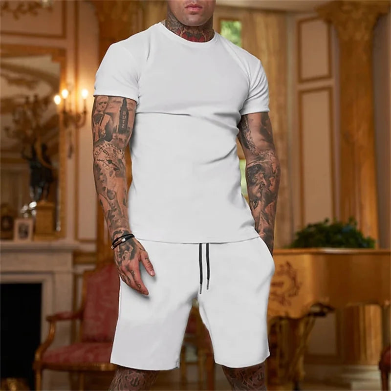 Letters Print Hip-Hop Sports Suit