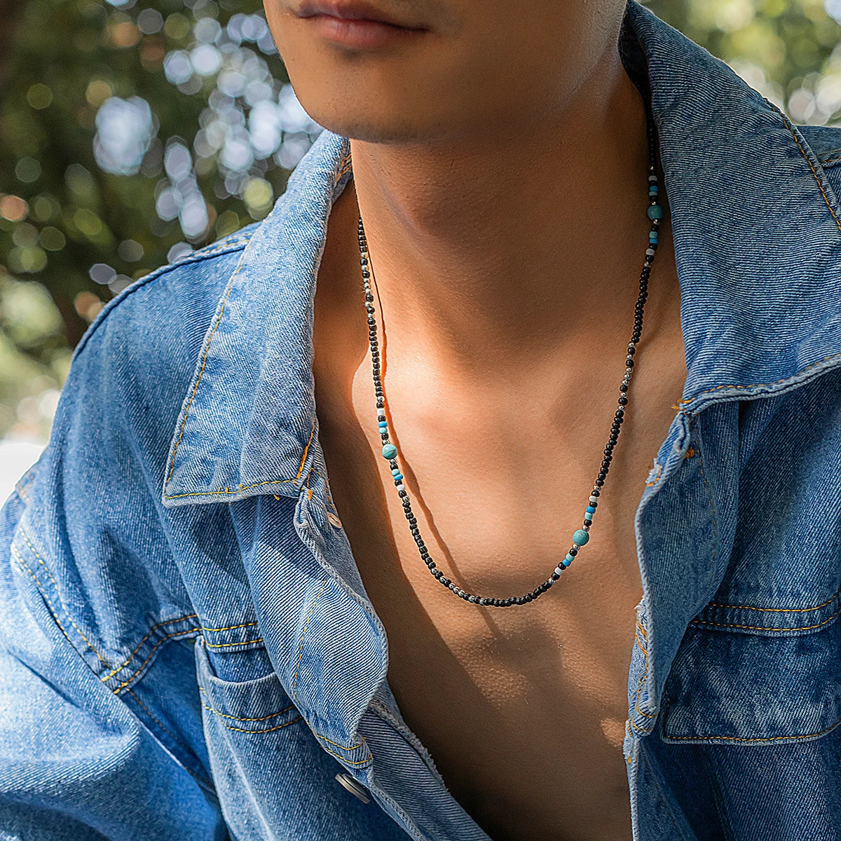 Salircon Rice Bead Necklace