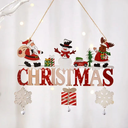 Wooden Hanging Christmas Decor