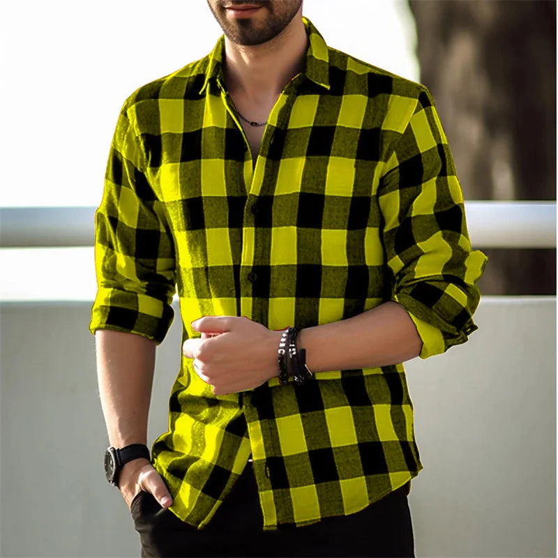 Summer Button Lapel Shirt