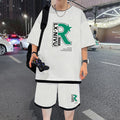 Letter Print Youth Sportswear Set