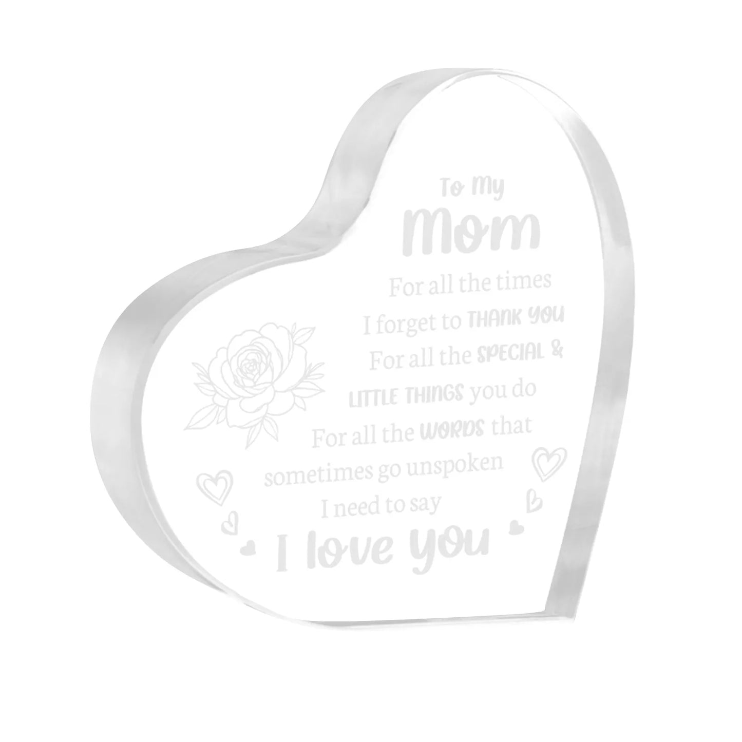 Mother’s Day Heart Plaque