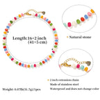 Rainbow Gemstone Choker Necklace