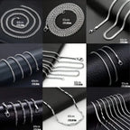 Eight-Piece Steel Necklace Set