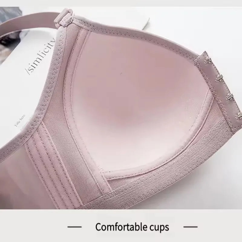 Seamless Embroidery Bra