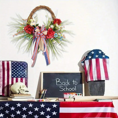 American Flag Summer Wreath