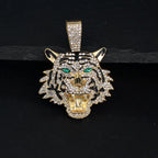 3D Tiger Pendant Necklace